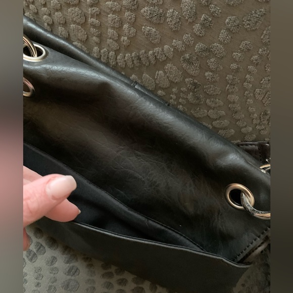 Mark Black “In Reverse Purse” Snap Front Closure, Several Compartments,New - Picture 7 of 16